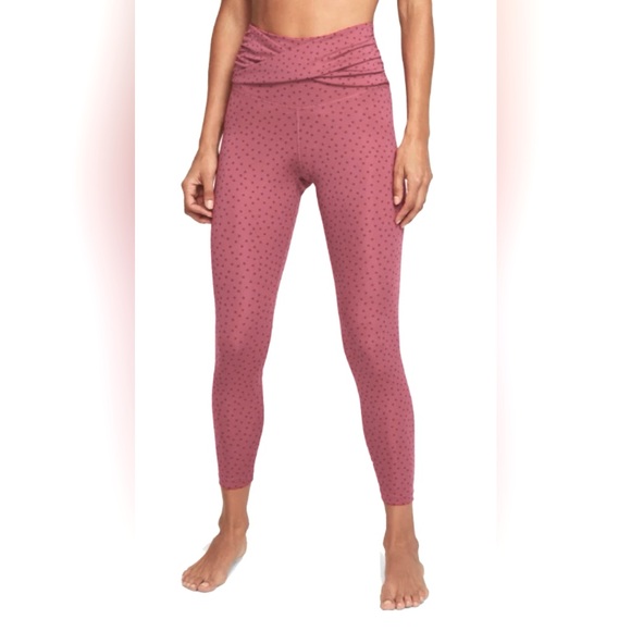 Nike Polka Dot Leggings - Mauve - Picture 8 of 8